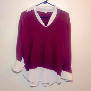 Milano sweater button up.